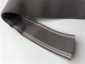 Blød elastik - gråbrun, 30 mm
